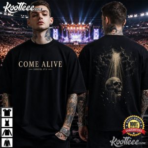 Come Alive Ezekiel 37 Christian Halloween Skeleton T Shirt (2)