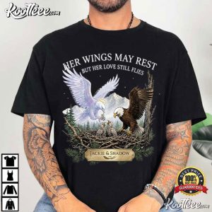 Jackie And Shadow Bald Eagles In Memory Of Jackie Eagle T Shirt (1)