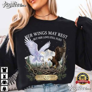 Jackie And Shadow Bald Eagles In Memory Of Jackie Eagle T Shirt (3)