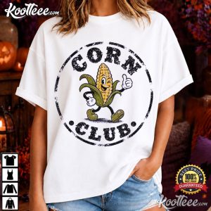Side Dish Lover Corn Club Retro Mascot Funny Thanksgiving Food T-Shirt Side Dish Lover Corn Club Retro Mascot Funny Thanksgiving Food T Shirt (3)