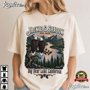 Jackie And Shadow Big Bear Bald Eagle Couple California Wildlife T Shirt (4)