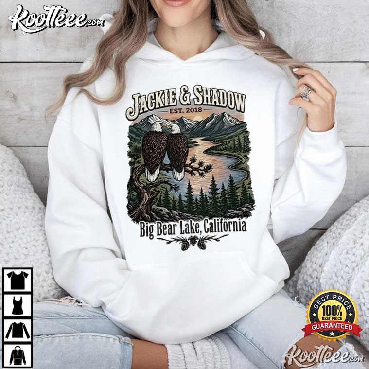 Jackie And Shadow Big Bear Bald Eagle Couple California Wildlife T-Shirt Jackie And Shadow Big Bear Bald Eagle Couple California Wildlife T-Shirt