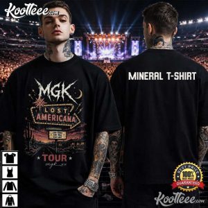 MGK Lost Americana 2026 Concert Tour Band T Shirt (1)