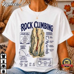 Rock Climbing Funny Sports And Fitness T Shirt (4)