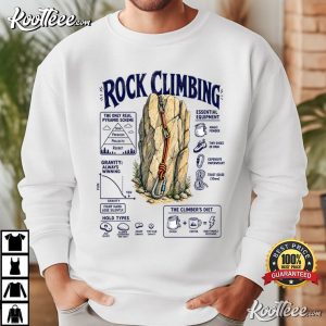Rock Climbing Funny Sports And Fitness T Shirt (2)
