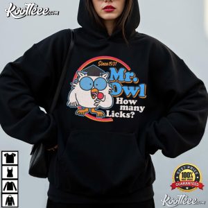Mr Owl How Many Licks Retro Cartoon Owl T Shirt (3)