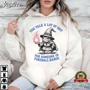 DnD Gamer Retro Frog Wizard Fireball Range T-Shirt DnD Gamer Retro Frog Wizard Fireball Range T Shirt (2)