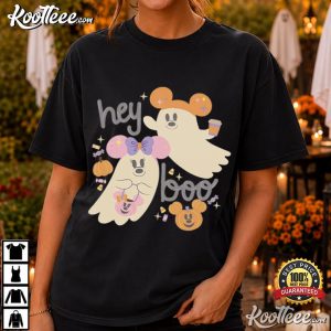 Mickey And Minnie Ghost Halloween Boo Too You T Shirt (1)