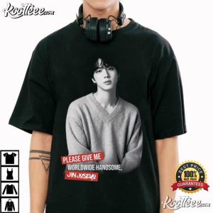BTS Jin Vintage World Tour Bangtan Kim Seok Jin T Shirt (4)