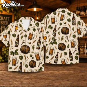Oktoberfest Beer Funny Lederhosen Costume Hawaiian Shirt (4)
