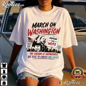March On Washington 2026 Defend The Vote Civil Rights Protest T Shirt (2)