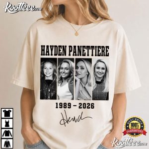 Hayden Panettiere Tribute 1989 2026 Fan Merch Movie T-Shirt Hayden Panettiere Tribute 1989 2026 Fan Merch Movie T Shirt (1)