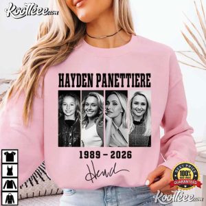 Hayden Panettiere Tribute 1989 2026 Fan Merch Movie T-Shirt Hayden Panettiere Tribute 1989 2026 Fan Merch Movie T Shirt (2)