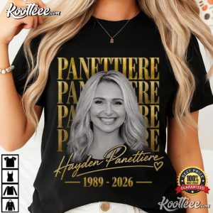 Hayden Panettiere Memorial Tribute Celebrity Remembrance T Shirt (1)