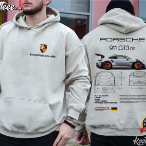 Porsche 911 GT3 RS Sports Car Motorsport T Shirt (1)