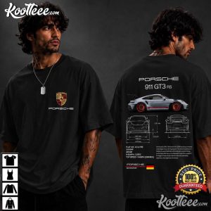 Porsche 911 GT3 RS Sports Car Motorsport T Shirt (2)