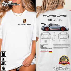 Porsche 911 GT3 RS Sports Car Motorsport T Shirt (3)