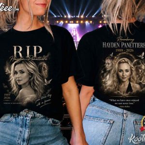 RIP Hayden Panettiere 1989 2026 Memorial Tribute T Shirt (2)