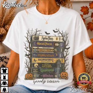 Spooky Season Vintage Halloween Scary Horror 2026 T Shirt (4)