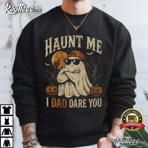 Spooky Pumpkin Retro Ghost Dad Halloween T-Shirt Spooky Pumpkin Retro Ghost Dad Halloween T Shirt (1)