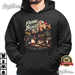 Frank Beard Tribute Vintage Drummer Texas Rock T-Shirt Frank Beard Tribute Vintage Drummer Texas Rock T Shirt (4)