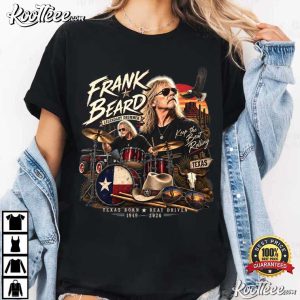 Frank Beard Tribute Vintage Drummer Texas Rock T Shirt (1)