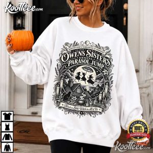 Practical Magic Halloween Owens Sisters Parasol Jump T Shirt (1)
