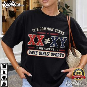 Team Women XX XY Save Girls Sports Athlete Support T Shirt (4)