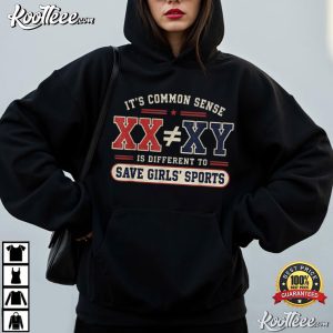 Team Women XX XY Save Girls Sports Athlete Support T Shirt (2)