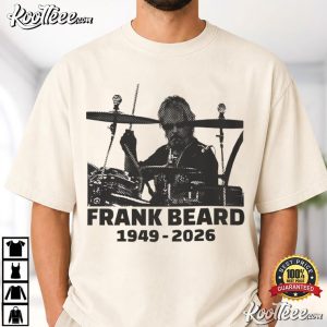 Frank Beard Memorial Drummer Vintage Tribute Band T Shirt (2)