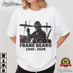 Frank Beard Memorial Drummer Vintage Tribute Band T Shirt (3)