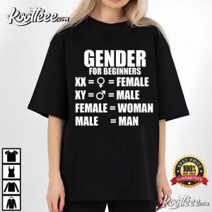 Gender For Beginners XX Different To XY Save Girls Sports T Shirt (1)