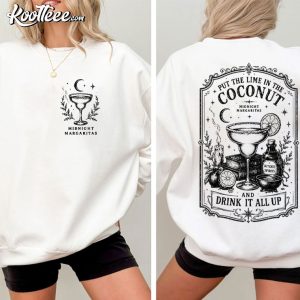 Put The Lime In The Coconut Midnight Margaritas Witchy Halloween T Shirt (4)