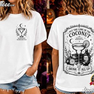 Put The Lime In The Coconut Midnight Margaritas Witchy Halloween T Shirt (3)