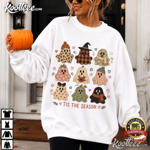 Tis The Season Halloween Vintage Ghost Spooky Season T-Shirt Tis The Season Halloween Vintage Ghost Spooky Season T Shirt (1)