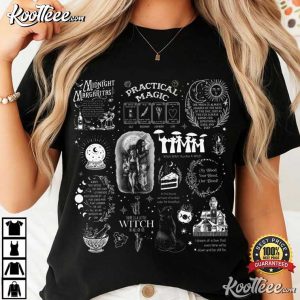 Practical Magic Midnight Margaritas Halloween Witchy Cocktail T Shirt (4)
