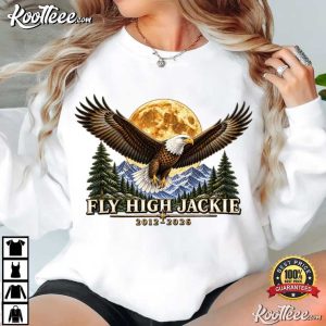 Fly High Jackie Forever Our Queen Big Bear Bald Eagle Tribute T Shirt (2)