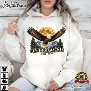 Fly High Jackie Forever Our Queen Big Bear Bald Eagle Tribute T Shirt (3)