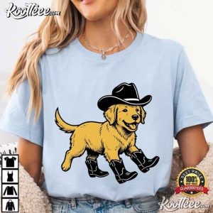 Cowboy Dog Rodeo Fan Cartoon Classic Western T Shirt (1)