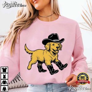 Cowboy Dog Rodeo Fan Cartoon Classic Western T Shirt (3)