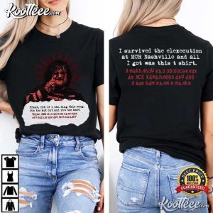 My Chemical Romance MCR Frank Iero Inspired Nashville Rock Music T Shirt (1)