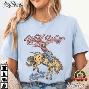 Wild West Long Live Cowgirls Western Rodeo Graphic T Shirt (2)