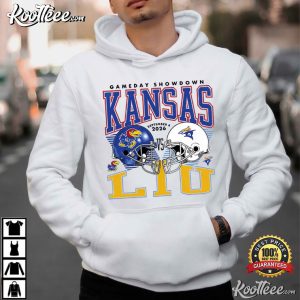 Kansas Vs LIU Gameday Showdown 2026 Football T-Shirt Kansas Vs LIU Gameday Showdown 2026 Football T Shirt (2)