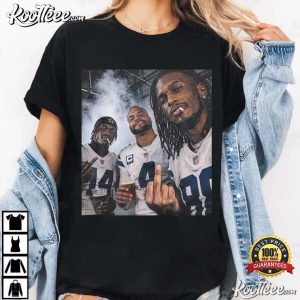 CeeDee Lamb Dak Prescott Vintage Dallas Football Game Day T Shirt (1)