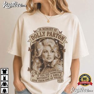 In Memory Of Dolly Parton Vintage Country Southern Music T Shirt (1)