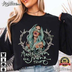 Karol G 2026 Tour No Me Arrepiento De Sentir Tanto Album T Shirt (1)