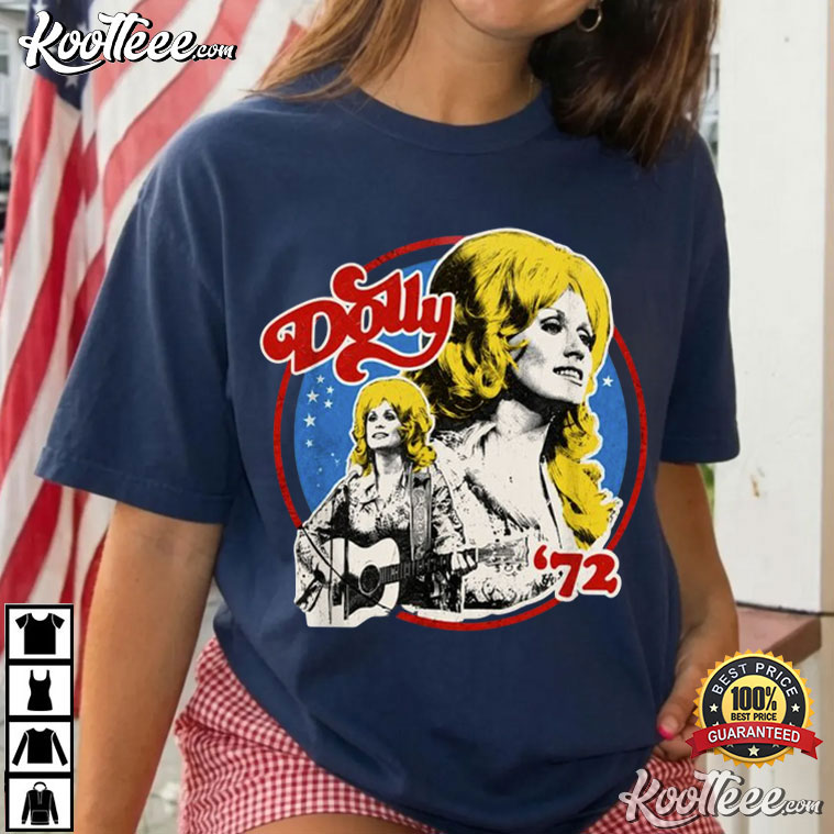 Dolly Parton Vintage Wash Graphic Music Lovers T-Shirt Dolly Parton Vintage Wash Graphic Music Lovers T-Shirt