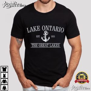 Lake Ontario Est 1615 Lake Travel Great Lakes T-Shirt