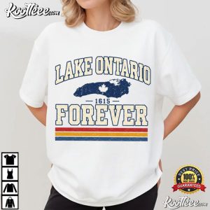 Lake Ontario Forever Collegiate Lake Graphic Canada Vacation T-Shirt