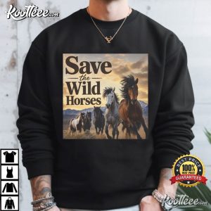 Animal Lover Save The Wild Horses T Shirt (1)
